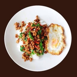 ข้าวกะเพราเนื้อ