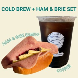 Cold Brew + Ham & Brie Sando Set