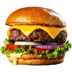 ชีสเบอร์เกอร์เนื้อ (Cheese Burger - Angus Beef)