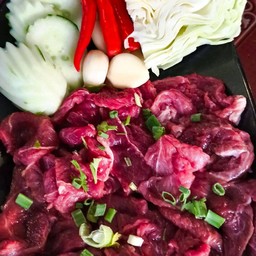 ซอยจุ้เนื้อล้วนๆๆพร้อมแจ่วขมๆๆ