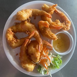 กุ้งชุบแป้งทอด