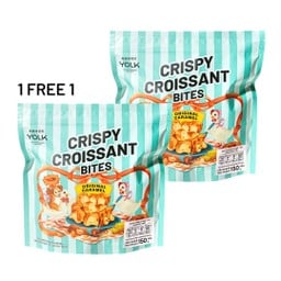 1 FREE 1 Crispy Croissant Bites ครัวซองต์มินิอบกรอบ รสออริจินอลคาราเมล