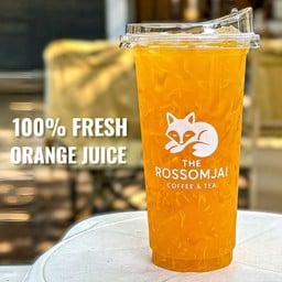 น้ำส้มแท้ 100% (มีเนื้อส้มด้วย)