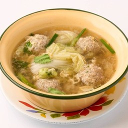 แกงจืดวุ้นเส้นหมูสับลูกเงาะ