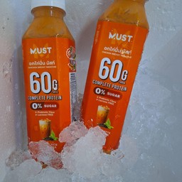 อกไก่ปั่น ชาไทยนมอัลมอนด์