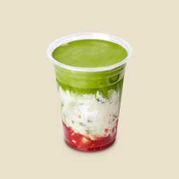 Pistachio Strawberry Matcha Latte พิสตาชิโอ้สตรอเบอร์รี่มัทฉะลาเต้