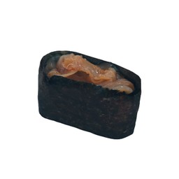 B14 กุงกังครีบหอยเชลล์กิมจิ (Scallop Frill Kimchi Gunkan)