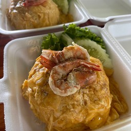 ข้าวไข่ข้นกุ้ง
