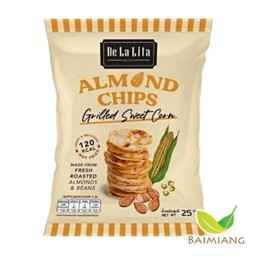 DE LA LITA แผ่นอัลมอลด์และข้าวรสข้าวโพด