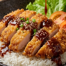 ข้าวไก่ทอดซอสเทริยากิ