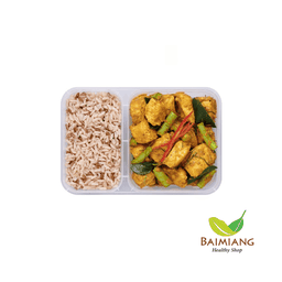 LEANLICIOUS ไก่ผัดพริกแกงถั่วฝักยาว