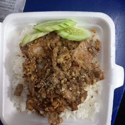 หมูทอดกระเทียม