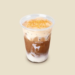 Kinako Mochi Hojicha Latte คินาโกะโมจิโฮจิฉะลาเต้