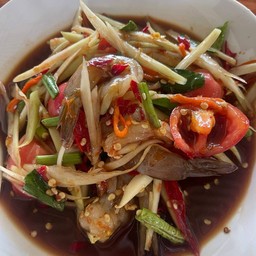 ตำกุ้งสด