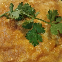 ข้าวไข่เจียวกุ้งสับ
