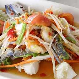 ส้มตำไทย ปูม้า