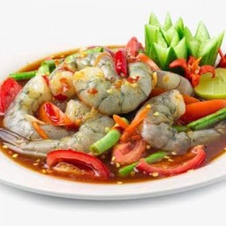 ยำกุ้งสด