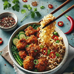 [อร่อยซ่ากับโค้ก] มาม่าไก่แซ่บ +  โค้ก ออริจินัล (กระป๋อง)