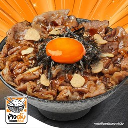 ข้าวหมูย่างยากินิคุไข่ดอง