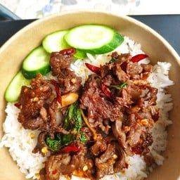 กะเพราไก่สับ