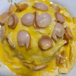 ข้าวไข่ข้นไก่กรอบ-บางแสน