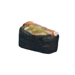 B05 กุงกังยำปูอัด (Spicy Crab Stick Salad Gunkan)