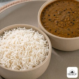 Dal Makhani + Plain Rice