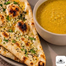 Dal Tadka + Garlic Naan