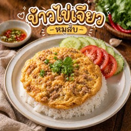 ข้าวไข่เจียวหมูสับ