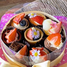 Berry Choco Party set - เบบี้ทาร์ตเซ็ตรวมเบอร์รี่และช็อคโกแลต