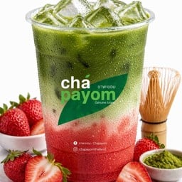 มัทฉะนมสดสตอเบอรี่