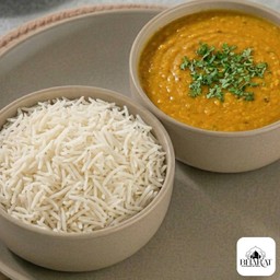 Dal Tadka + Plain Rice