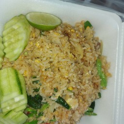 ข้าวผัดหทู,ปลาหมึก,กุ้ง