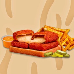QUEENS HOT MOZZ 3 PIECE MEAL