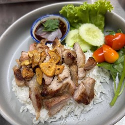 ข้าวหน้าคอหมูย่าง