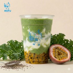 Kale passion Yogurt - Kale , Passion fruit, Chai,Greek yogurt