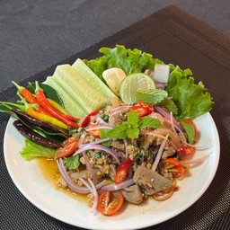 ลาบหมูคุโรบุตะ