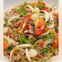 C02 ยำวุ้นเส้น หมูสับ