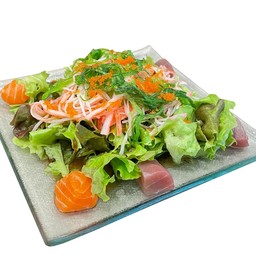 Sousaku party salad สลัดปลาดิบรวม