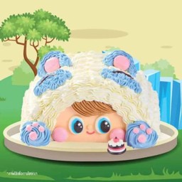 เค้กลิตเติลแพนด้า บัทเทอร์วานิลลา 1 ปอนด์