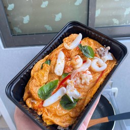 ข้าวไข่ข้น (ห่อหมกทะเล)