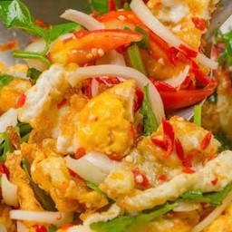 ยำไข่ดาว