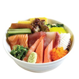 Chirachi special ข้าวหน้าปลาดิบรวม (พิเศษ)