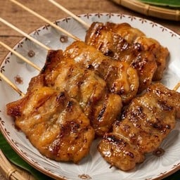 หมูปิ้งโบราณ (จัมโบ้) 20 ไม้ แถม 2 ไม้