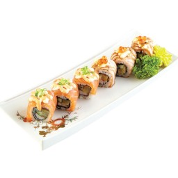 Sousaku salmon 2 styles แซลมอนโรล 2 สไตล์
