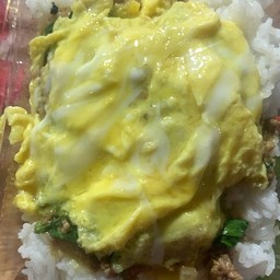 กระเพราไข่ข้น