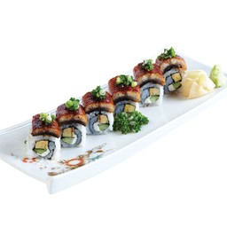 Unagi cream cheese roll โรลปลาไหลครีมชีส
