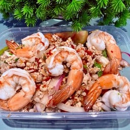 ยำหมูล้น - กุงทะเล