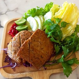 ปลาส้มเจทอดFried Vegan Fermented Fish