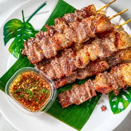 🐮เนื้อย่างเสียบไม้ 🐮หิวก็ย่าง@พันท้าย